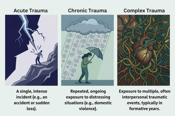 The Three Main Types of Trauma - Insightful Counselling Singapore